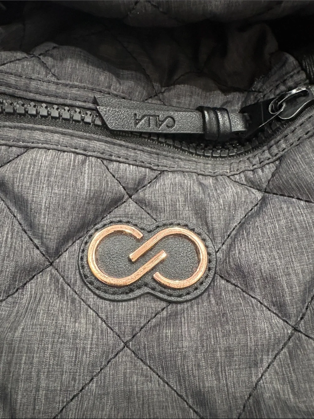 CALIA by Carrie Underwood Quilted Charcoal Gray Men's Backpack